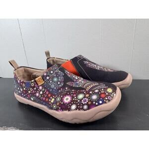 UIN Women's Casual Loafers Travel Painted Walking Slip On Lightweight